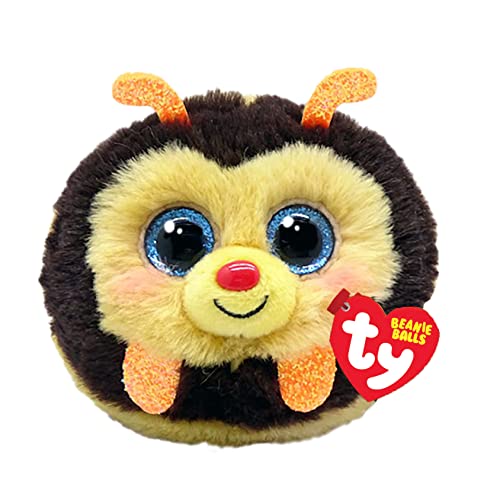TY Zinger Bee Beanie Balls 3" | Beanie Baby Soft Plush Toy | Collectible Cuddly Stuffed Teddy von TY