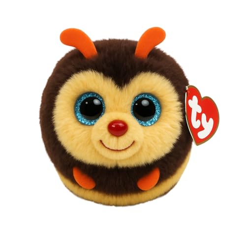 TY Zinger Bee Beanie Balls 3" | Beanie Baby Soft Plush Toy | Collectible Cuddly Stuffed Teddy von TY