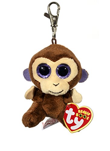 Ty 36501 - Coconut Clip Beanie Boos, Schlüsselanhänger Affe, Braun von TY