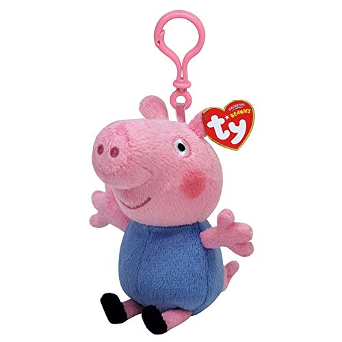 Ty George Pig Plüschclip Mehrfarbig One Size von TY