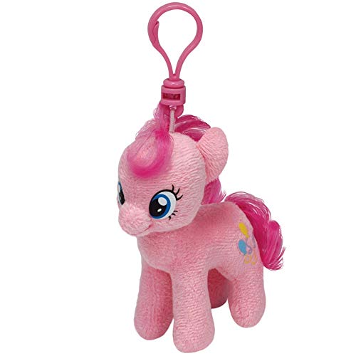 Carletto Ty 41103 - My Little Pony Clip - Pinkie Pie, Plüschtier, 10 cm von TY