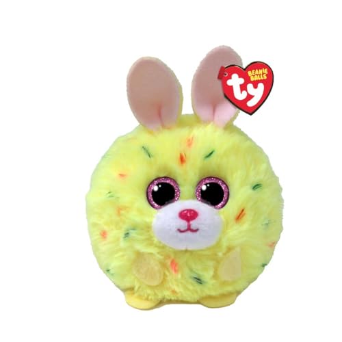 Ty Beanie Balls – Lemon der Osterhase mit Glitzeraugen, weiche und runde Plüschtiere zum Sammeln, 8 cm, T42554 Ty Beanie Balls – Lemon der Osterhase mit Glitzeraugen, weiche und runde Plüschtiere zum Sammeln, 8 cm, T42554 von TY