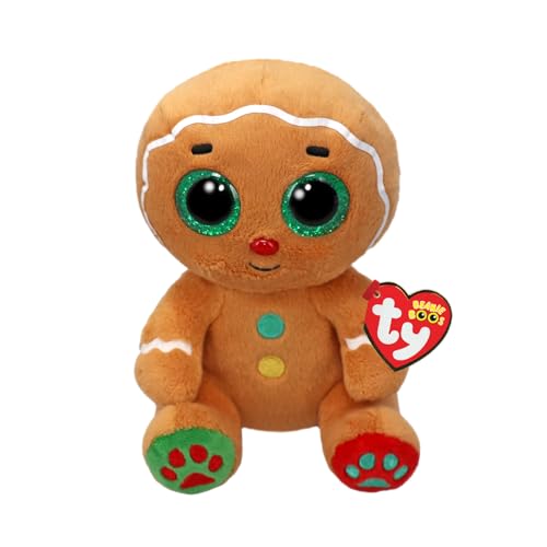 Ty Beanie Boos – Nutmeg der Lebkuchenmann mit großen und glitzernden grünen Augen, das Plüschtier mit großen glitzernden Augen – besondere Weihnachten – 15 cm – T37353 Ty Beanie Boos – Nutmeg der Lebkuchenmann mit großen und glitzernden grünen Augen, das Plüschtier mit großen glitzernden Augen – besondere Weihnachten – 15 cm – T37353 von TY