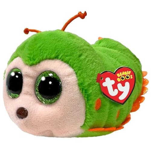 Ty Beanie Boos – Pilar die Raupe mit großen und glitzernden grünen Augen, das Plüschtier mit großen glitzernden Augen – 15 cm – T37375 Ty Beanie Boos – Pilar die Raupe mit großen und glitzernden grünen Augen, das Plüschtier mit großen glitzernden Augen – 15 cm – T37375 von TY