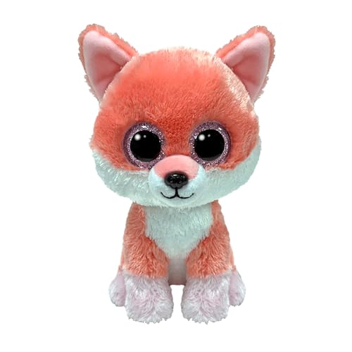 Ty Beanie Boos – Vixen der Fuchs mit großen und glitzernden orangefarbenen Augen, das Plüschtier mit großen glitzernden Augen – 15 cm – T37390 Ty Beanie Boos – Vixen der Fuchs mit großen und glitzernden orangefarbenen Augen, das Plüschtier mit großen glitzernden Augen – 15 cm – T37390 von TY