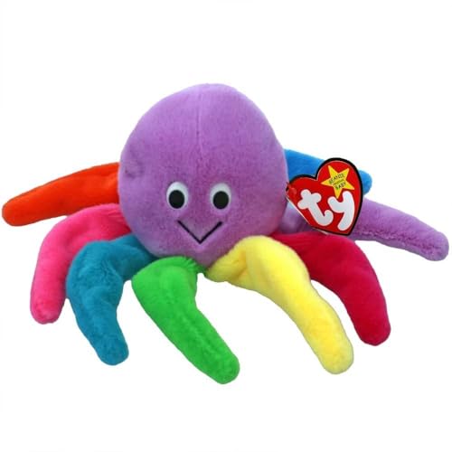 Ty Binky Octopus II Original Beanie Babies Regular - Weiches Plüschtier für Kinder, Teddybär, Babyspielzeug, Sammelbares Kuscheltier Ty Binky Octopus II Original Beanie Babies Regular - Weiches Plüschtier für Kinder, Teddybär, Babyspielzeug, Sammelbares Kuscheltier von TY