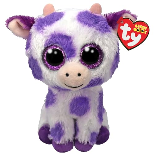 TY Ethel Cow Beanie Boo Regular - Squishy Beanie Baby Soft Plush Toys - Collectible Cuddly Stuffed Teddy TY Ethel Cow Beanie Boo Regular - Squishy Beanie Baby Soft Plush Toys - Collectible Cuddly Stuffed Teddy von TY