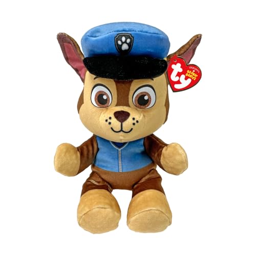 TY Chase Paw Patrol Weiches Plüschtier für Kinder, Kuschelteddy, Sammlerstück Stofftier, Beanie Babies Serie, Regular TY Chase Paw Patrol Weiches Plüschtier für Kinder, Kuschelteddy, Sammlerstück Stofftier, Beanie Babies Serie, Regular von TY