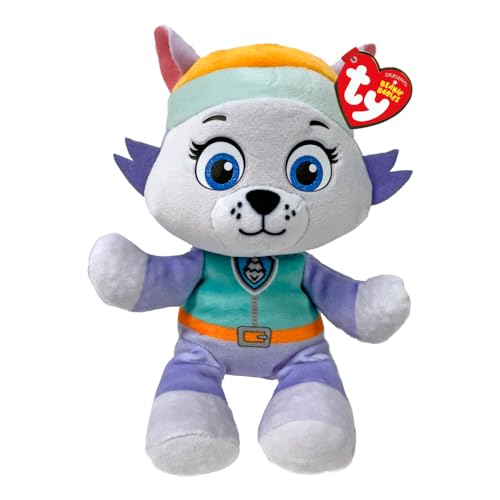 TY Everest Paw Patrol Weiches Plüschtier für Kinder, Kuschelteddy, Sammlerstück Stofftier, Beanie Babies Serie, Regular TY Everest Paw Patrol Weiches Plüschtier für Kinder, Kuschelteddy, Sammlerstück Stofftier, Beanie Babies Serie, Regular von TY