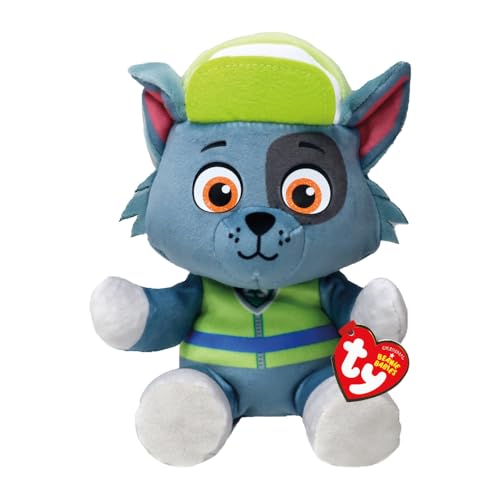 TY Rocky Paw Patrol Weiches Plüschtier für Kinder, Kuschelteddy, Sammlerstück Stofftier, Beanie Babies Serie, Regular TY Rocky Paw Patrol Weiches Plüschtier für Kinder, Kuschelteddy, Sammlerstück Stofftier, Beanie Babies Serie, Regular von TY