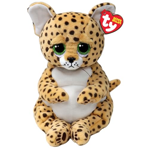 Ty Lloyd Leopard Beanie Bellies Medium 24cm - Quetschbare Beanie Baby Weiche Pluschtiere - Sammelbares Kuscheliges Stofftier Ty Lloyd Leopard Beanie Bellies Medium 24cm - Quetschbare Beanie Baby Weiche Pluschtiere - Sammelbares Kuscheliges Stofftier von TY