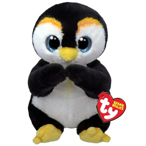 Ty Neve Penguin Beanie Bellies Regular - Squishy Beanie Baby Soft Plush Toys - Collectible Cuddly Stuffed Teddy von TY