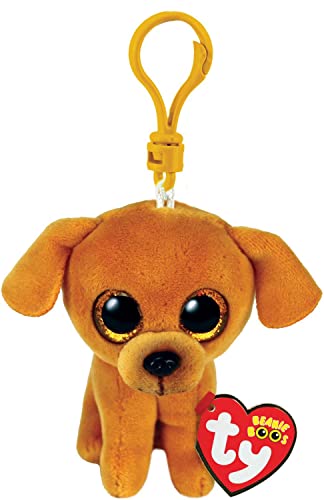TY Schlüsselring Beanie Boos Clips-Hund-Zuzu-Braun-Hund mit goldenen Augen-Glitzer-Plüsch mit funkelnden großen Augen, 12 cm-35256, Mehrfarbig, T35256 TY Schlüsselring Beanie Boos Clips-Hund-Zuzu-Braun-Hund mit goldenen Augen-Glitzer-Plüsch mit funkelnden großen Augen, 12 cm-35256, Mehrfarbig, T35256 von TY