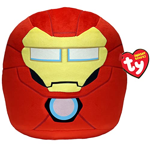 TY Marvel Avengers Iron Man Squish-A-Boo 14 Zoll | Lizenzierte Squishy Beanie Baby Soft Plüschtiere | Kuscheliger Kuschel-Teddy zum Sammeln von TY