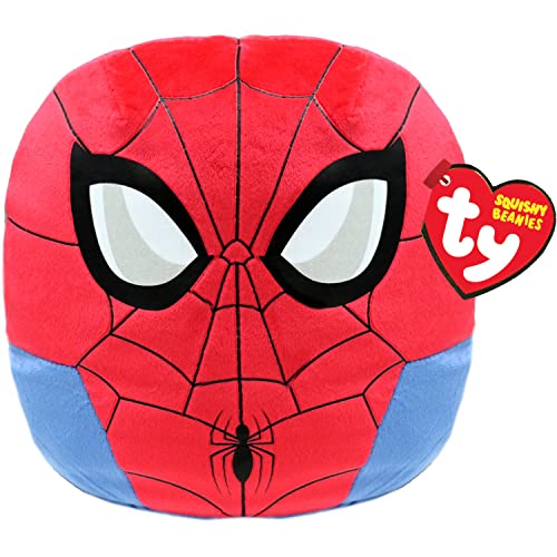 TY Marvel Avengers Spiderman Squish-A-Boo 14 Zoll | Lizenzierte Squishy Beanie Baby Soft Plüschtiere | Kuscheliger Kuschel-Teddy zum Sammeln von TY