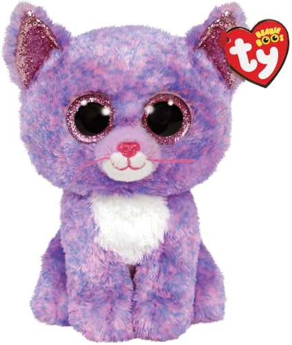Ty Cassidy Lavender Cat - Beanie Boo - Reg, STK Ty Cassidy Lavender Cat - Beanie Boo - Reg, STK von TY