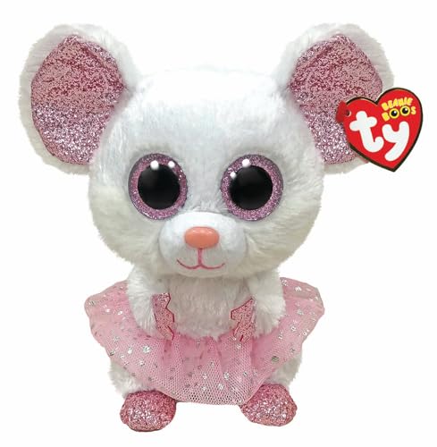 Ty Nina Mouse with Tutu - Beanie Boo - Med, 24 CM von TY