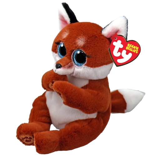 Ty WITT Fox Beanie Bellies Regular - Squishy Beanie Baby Soft Plush Toys - Collectible Cuddly Stuffed Teddy von TY