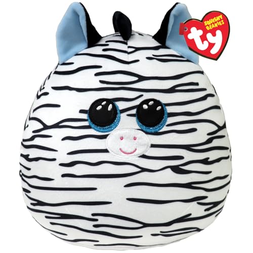 Ty Xander Zebra Squish a Boo 10 Inches - Squishy Beanies for Kids, Baby Soft Plush Toys - Collectible Cuddly Stuffed Teddy von TY