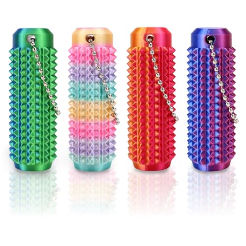 TYBYBB 4 Stücke Little ouchies Pain Fidget Spiky Grippie Stim Keychai ADHD Fidget Toys Erwachsene Anti Stress Spielzeug Sensorik Spielzeug für Stressabbau, Fokus, Angstlinderung TYBYBB 4 Stücke Little ouchies Pain Fidget Spiky Grippie Stim Keychai ADHD Fidget Toys Erwachsene Anti Stress Spielzeug Sensorik Spielzeug für Stressabbau, Fokus, Angstlinderung von TYBYBB