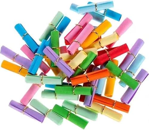 TYBYBB Lose Tombola 1-300 Röllchenlose Lose Set mit Nieten und Loose Gewinnlose Bunt Gemischt Kaufen Losnummern Gewinne für Tombola Nummeriert Losnieten Treffer Buntgemischt Zahlen Zettel von TYBYBB