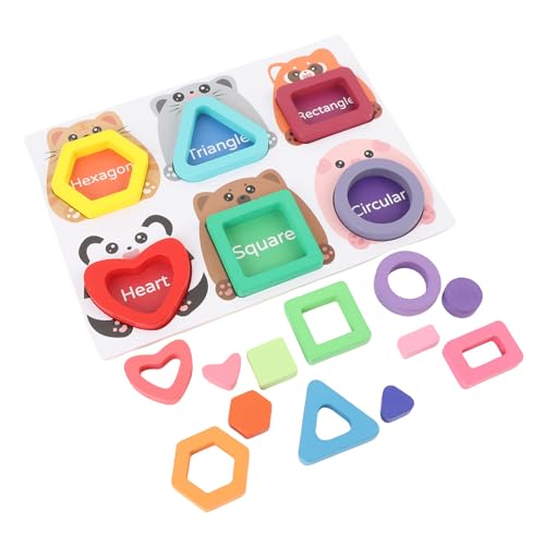 Holzrätsel für Tierform Geometrische Panels Montessori Lernspielzeug für Kleinkinder mit Abnehmbaren Paarungsmerkmalen für Familieninteraktion Holzrätsel für Tierform Geometrische Panels Montessori Lernspielzeug für Kleinkinder mit Abnehmbaren Paarungsmerkmalen für Familieninteraktion von TYCIONG