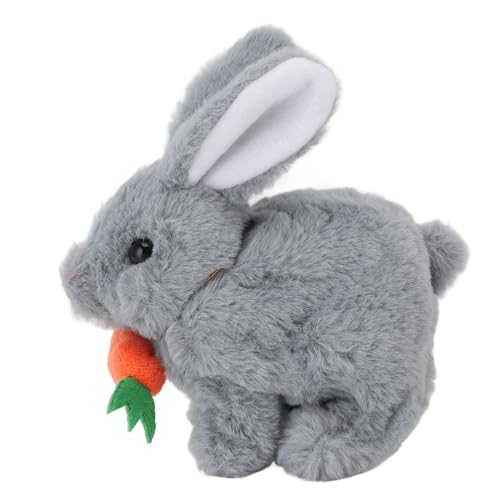 TYCIONG Realistic Bunny Toy Interactive Electronic Hopping Bunny Plüsch mit Sound Wiggle Ohrs für Geburtstag Ostern Spaß, Plüsch Hasenspielzeug für Ostern, Elektronisches Hasenspielzeug von TYCIONG