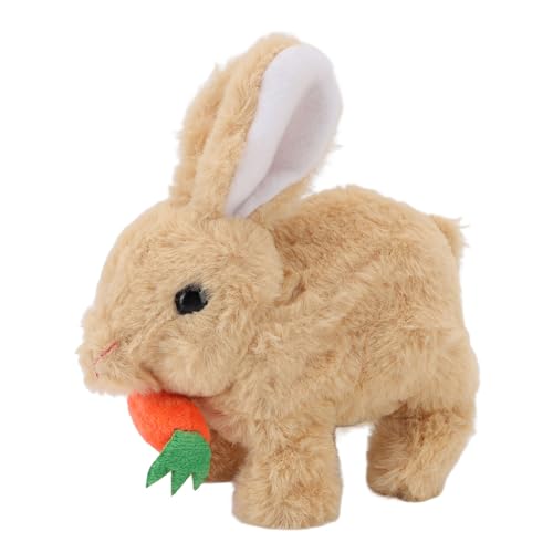 TYCIONG Realistic Bunny Toy Interactive Electronic Hopping Bunny Plüsch mit Sound Wiggle Ohrs für Geburtstag Ostern Spaß, Plüsch Hasenspielzeug für Ostern, Elektronisches Hasenspielzeug TYCIONG Realistic Bunny Toy Interactive Electronic Hopping Bunny Plüsch mit Sound Wiggle Ohrs für Geburtstag Ostern Spaß, Plüsch Hasenspielzeug für Ostern, Elektronisches Hasenspielzeug von TYCIONG