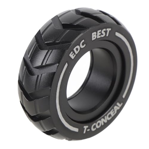 TYCIONG Slider -Ringspielzeug Zappel Rotatable Metal Ring Car Tire Form Stress Relief Gadget mit Knusprigem Sound für Erwachsene Reisebüro TYCIONG Slider -Ringspielzeug Zappel Rotatable Metal Ring Car Tire Form Stress Relief Gadget mit Knusprigem Sound für Erwachsene Reisebüro von TYCIONG
