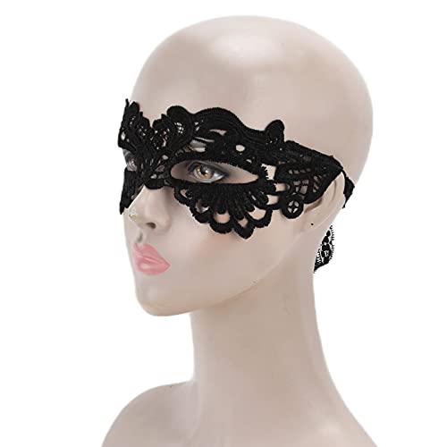 TYCIONG Spitze Halbe Gesichtsmaske Kostüm Augen Maske Halloween Hohlspitzen -Spitzenmaske für Frauen mit Ergonomischem Design Komfortables Weiches Material für Party -Tanzperformance TYCIONG Spitze Halbe Gesichtsmaske Kostüm Augen Maske Halloween Hohlspitzen -Spitzenmaske für Frauen mit Ergonomischem Design Komfortables Weiches Material für Party -Tanzperformance von TYCIONG
