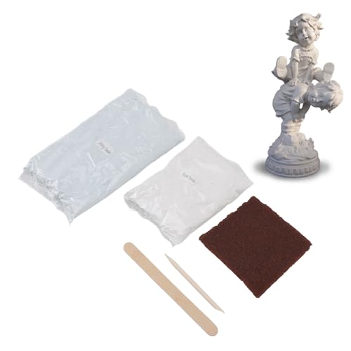 TYCIONG Steingusspulver-Set, Handmodell, Andenken-Skulptur-Set für Handwerkliche Heimdekoration mit Materialien und Klaren Anweisungen von TYCIONG