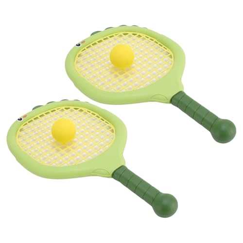 TYCIONG Tennisschläger Spielzeug Badminton Set Interactive Play für Indoor Outdoor Spaß mit 2 Shuttlecocks 2 Tennisbälle für Mädchen TYCIONG Tennisschläger Spielzeug Badminton Set Interactive Play für Indoor Outdoor Spaß mit 2 Shuttlecocks 2 Tennisbälle für Mädchen von TYCIONG