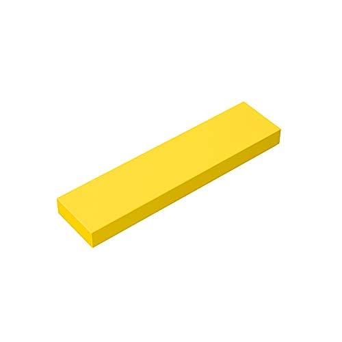 Gobricks GDS-563 Tile 1 x 4 Compatible with 2431 91143 All Major Brick Brands Toys,Building Blocks,Technical Parts,Assembles DIY (24 Yellow(030),30 PCS) von TYCOLE