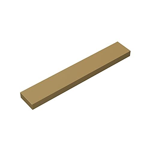Gobricks GDS-564 Tile 1 x 6 Compatible with 6636 All Major Brick Brands Toys,Building Blocks,Technical Parts,Assembles DIY (138 Dark Tan(034),20 PCS) von TYCOLE