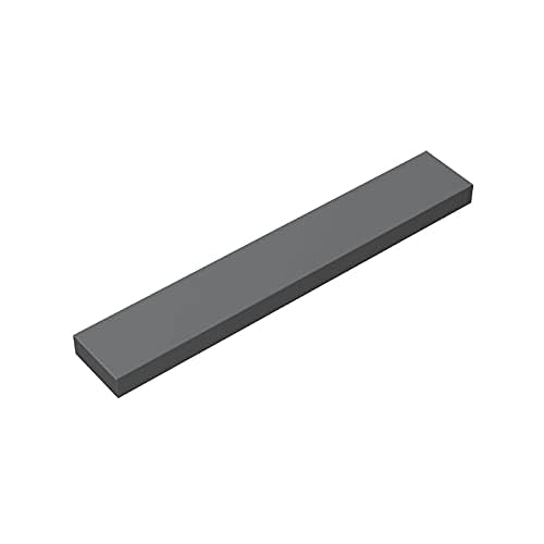 Gobricks GDS-564 Tile 1 x 6 Compatible with 6636 All Major Brick Brands Toys,Building Blocks,Technical Parts,Assembles DIY (199 Dark Bluish Gray(072),20 PCS) von TYCOLE