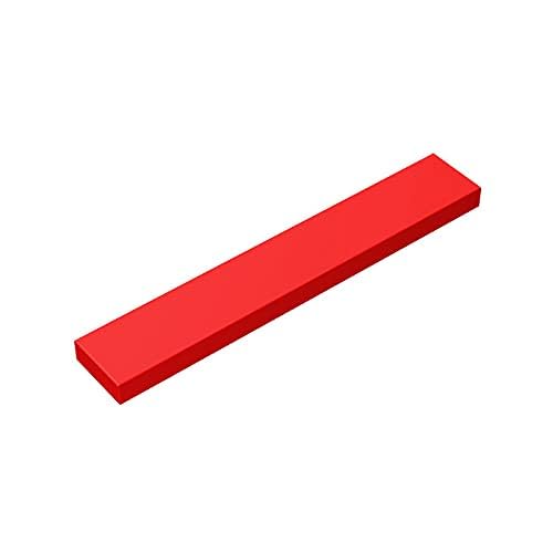 Gobricks GDS-564 Tile 1 x 6 Compatible with 6636 All Major Brick Brands Toys,Building Blocks,Technical Parts,Assembles DIY (21 Red(010),20 PCS) von TYCOLE