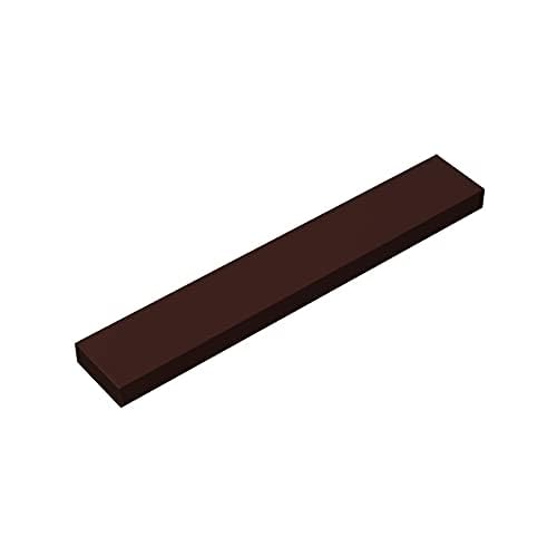 Gobricks GDS-564 Tile 1 x 6 Compatible with 6636 All Major Brick Brands Toys,Building Blocks,Technical Parts,Assembles DIY (308 Dark Brown(082),20 PCS) von TYCOLE