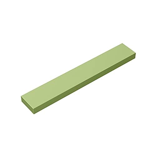 Gobricks GDS-564 Tile 1 x 6 Compatible with 6636 All Major Brick Brands Toys,Building Blocks,Technical Parts,Assembles DIY (330 Olive Green(049),20 PCS) von TYCOLE