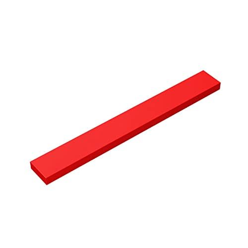 Gobricks GDS-565 Tile 1 x 8 Compatible with 4162 All Major Brick Brands Toys,Building Blocks,Technical Parts,Assembles DIY (21 Red(010),20 PCS) von TYCOLE