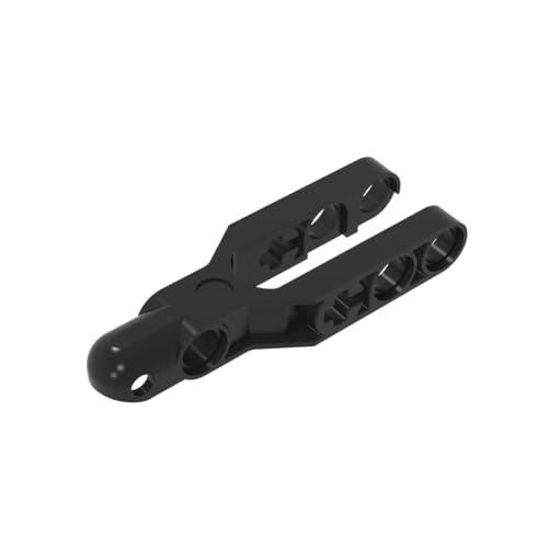 Klassische Ziegel GDS-1033-080 Technicial, Steering Arm 5.5 x 2 with Towball Socket Rounded, Chamfered Kompatibel mit Lego 57515 100% Kompatibel mit Lego und Allen großen Ziegel-Marken von Eske Kouri