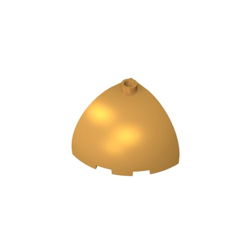 Klassische Ziegel GDS-1078-049 Brick Round Corner 3 x 3 x 2 Dome Top Kompatibel mit Lego 88293 100% Kompatibel mit Lego und Allen großen Ziegel-Marken von TYCOLE