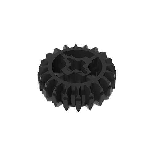 Klassische Ziegel GDS-1103-080 Technicial Gear 20 Tooth Double Bevel with Axle Hole Type 1 [+ Opening] Kompatibel mit Lego 18575-32269 100% Kompatibel mit Lego und Allen großen Ziegel-Marken von Eske Kouri