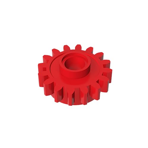 Klassische Ziegel GDS-1402-010 Technicial Gear 16 Tooth with Clutch [Toothed] Kompatibel mit Lego 6542 100% Kompatibel mit Lego und Allen großen Ziegel-Marken von Eske Kouri