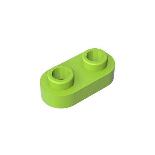 Klassische Ziegel GDS-1403-042 Plate Special 1 x 2 Rounded with 2 Open Studs Kompatibel mit Lego 35480 100% Kompatibel mit Lego und Allen großen Ziegel-Marken von TYCOLE