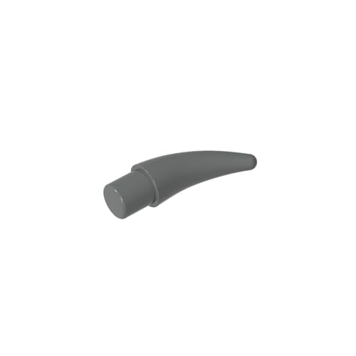 Klassische Ziegel GDS-1462-072 Animal Body Part, Barb/Claw/Tooth/Talon/Horn, Small Kompatibel mit Lego 53451 100% Kompatibel mit Lego und Allen großen Ziegel-Marken von TYCOLE