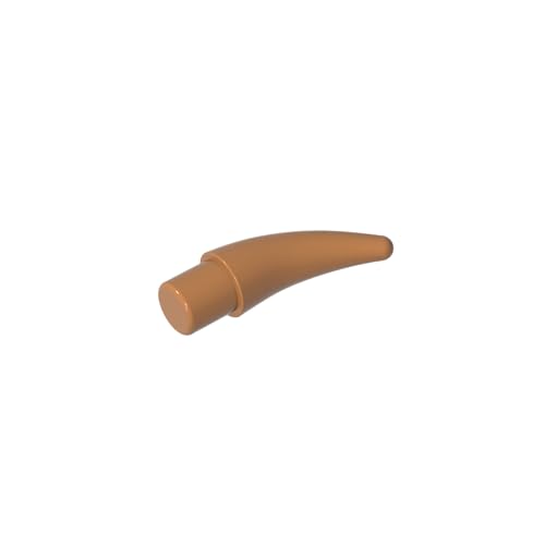 Klassische Ziegel GDS-1462-090 Animal Body Part, Barb/Claw/Tooth/Talon/Horn, Small Kompatibel mit Lego 53451 100% Kompatibel mit Lego und Allen großen Ziegel-Marken von TYCOLE
