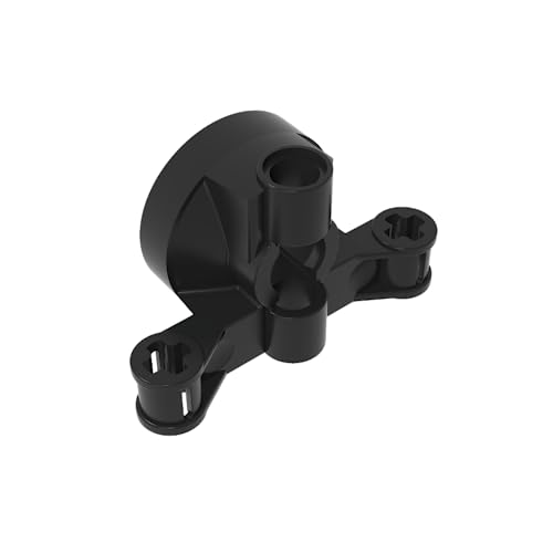 Klassische Ziegel GDS-1466-072 Technicial Steering Wheel Hub Holder with 2 Pin Holes and 2 Axle Holes Kompatibel mit Lego 23801 100% Kompatibel mit Lego und Allen großen Ziegel-Marken von Eske Kouri