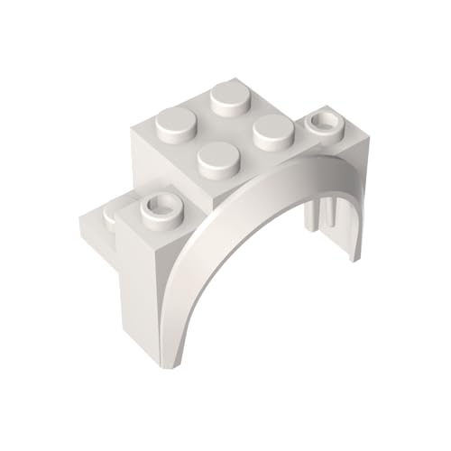Klassische Ziegel GDS-2021-090 Wheel Arch, Mudguard 4 x 2 1/2 x 2 1/3 Kompatibel mit Lego 18974 100% Kompatibel mit Lego und Allen großen Ziegel-Marken von Eske Kouri