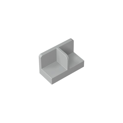 Klassische Ziegel GDS-2027-080 Panel 1 x 2 x 1 with Rounded Corners and Central Divider Kompatibel mit Lego 93095 100% Kompatibel mit Lego und Allen großen Ziegel-Marken von Eske Kouri