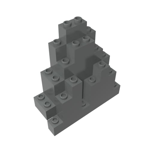 Klassische Ziegel GDS-2148-072 Rock Panel Triangular 3 x 8 x 7 (aka LURP) Kompatibel mit Lego None 100% Kompatibel mit Lego und Allen großen Ziegel-Marken von TYCOLE